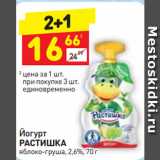 Магазин:Дикси,Скидка:Йогурт
РАСТИШКА
яблоко-груша, 2,6%