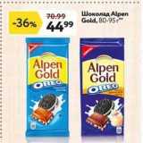 Магазин:Окей,Скидка:Шоколад Alpen Gold