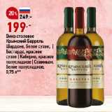 Магазин:Окей,Скидка:Вино столовое
Крымский Баррель
Шардоне, белое сухое, |
Бастардо, красное
сухое | Каберне, красное
полусладкое | Совиньон,
белое полусладкое