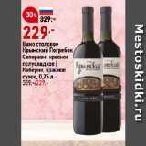 Магазин:Окей,Скидка:Вино столовое
Крымский Погребок
Саперави, красное
полусладкое |
Каберне, красное
сухое