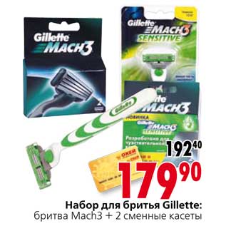 Акция - Набор для бритья Gillette