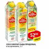 Сок и нектар Сады Придонья 