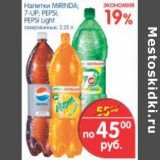 Магазин:Перекрёсток,Скидка:НАПИТКИ MIRINDA;7-UP;PEPSI LIGHT