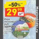 Магазин:Дикси,Скидка:Икра лососевых рыб Здоровье 
