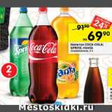 Магазин:Перекрёсток,Скидка:Напитки Coca-Cola/Fanta/Sprite