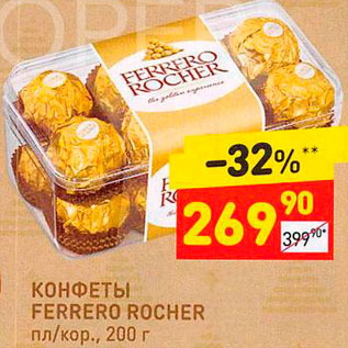 Акция - Конфеты Ferrero Rocher