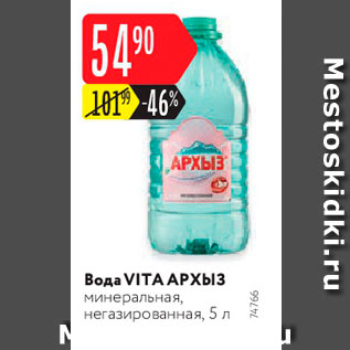 Акция - ВОДА Архыз