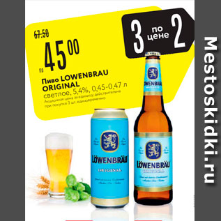Акция - Пиво Lowenbrau