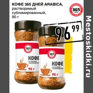 Акция - Кофе 365 Дней Arabica