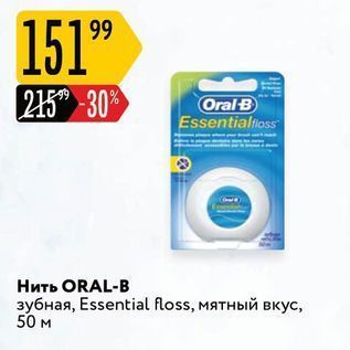 Акция - Нить ORAL-B зубная