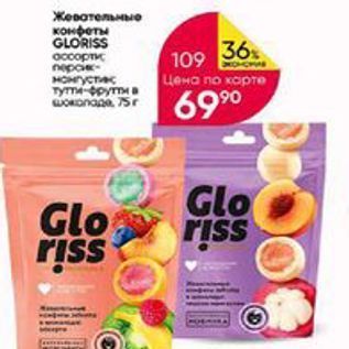 Акция - Жевательные конфеты GLORISS