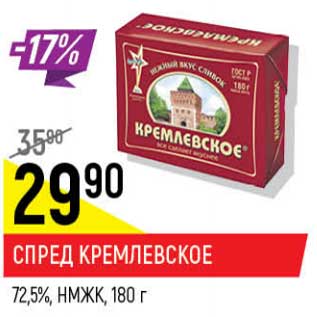 Акция - Спред Кремлевское 72,5% НМЖК