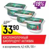 Кисломолочный биопродукт Активиа 4,2-4,5%