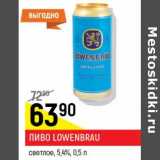  Пиво Lowenbrau светлое 5,4%