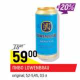 Пиво Lowenbrau original 5,2 - 5,4%