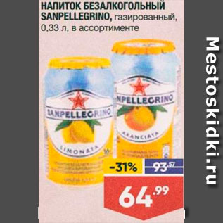 Акция - Напиток Sanpellegrino