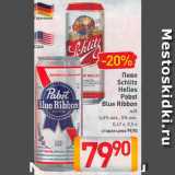 Магазин:Билла,Скидка:пиво Schlitz