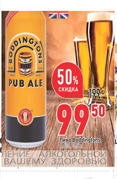 Акция - Пиво Boddington