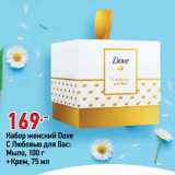 Окей супермаркет Акции - Набор женский Dove
С Любовью для Вас:
Мыло, 100 г
+Крем, 75 мл