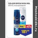 Лента Акции - ГЕЛЬ длЯ БРИТЬЯ NIVEA MEN