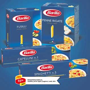 Акция - Макароны Barilla