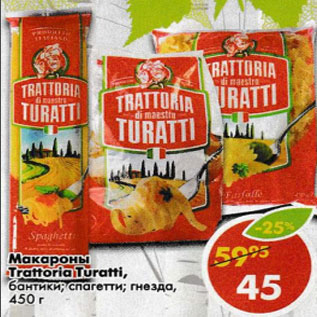 Акция - Макароны Trattoria Turatti