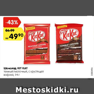 Акция - Шоколад Kit Kat