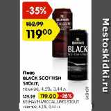 Магазин:Карусель,Скидка:Пиво

BLACK SCOTTISH STOUT