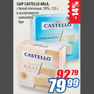 Акция - Сыр Castello Arla