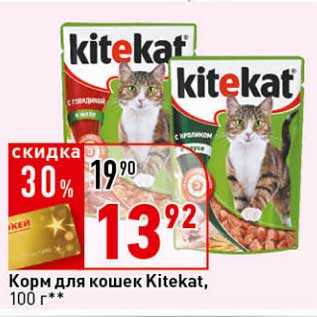 Акция - Корм для кошек KitKat