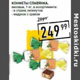 Магазин:Лента супермаркет,Скидка:Конфеты СЛАВЯНКА,
весовые,