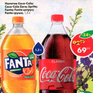 Акция - Напиток Coca-cola, Sprite, Fanta