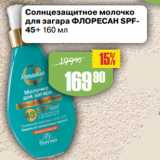 Авоська Акции - Солнцезащитное молочко
для загара ФЛОРЕСАН SPF-45+ 