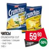 Spar Акции - Чипсы
CRUNCHIPSX CUT
- сметана / специи
- сыр / лук
140 г