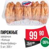 Spar Акции - пирожные
заварные
«Кольца
Фили-Бейкер»
5 шт. 300 г