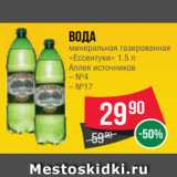 Магазин:Spar,Скидка:Вода
минеральная газированная
«Ессентуки» 1.5 л
Аллея источников
– №4
– №17