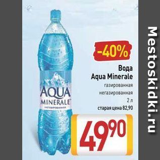 Акция - Вода Aqua Minerale