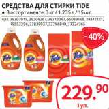 Selgros Акции - СРЕДСТВА ДЛЯ СТИРКИ TIDE 