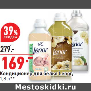 Акция - Кондиционер для белья Lenor