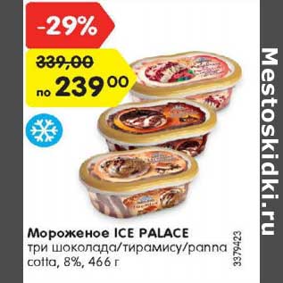Акция - Мороженое Ice Palace 8%