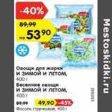 Магазин:Карусель,Скидка:Овощи для жарки И ЗИМОЙ И ЛЕТОМ/ ВЕСЕННИЕ ОВОЩИ И ЗИМОЙ И ЛЕТОМ - 53,90 руб/ Фасоль стручковая - 49,90 руб