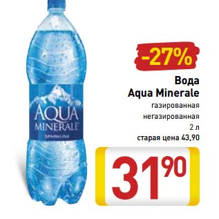 Акция - Вода Aqua Minerale