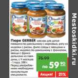 Магазин:Карусель,Скидка:Пюре GERBER мясное для детей
