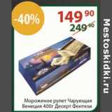 Магазин:Полушка,Скидка:Мороженое рулет Чарующая венеция Десерт Фентези