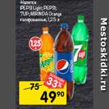 Магазин:Перекрёсток,Скидка:Напитки PEPSI Light;
PEPSI; 7UP; MIRINDA
газированные
