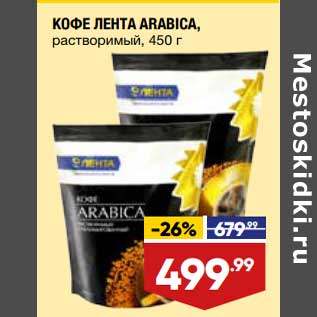 Акция - Кофе Лента Arabica