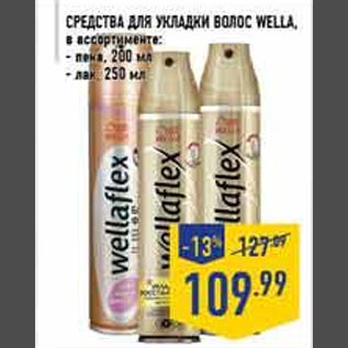 Акция - Средства для укладки волос Wella