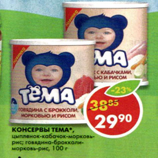 Акция - Консервы Тема