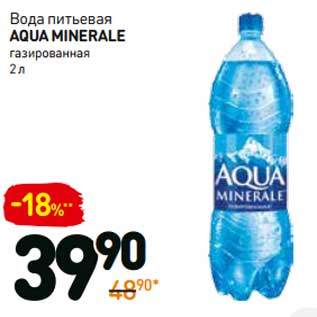 Акция - Вода питьевая Aqua Minerale