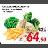 Магазин:Седьмой континент,Скидка:овощи замороженные 